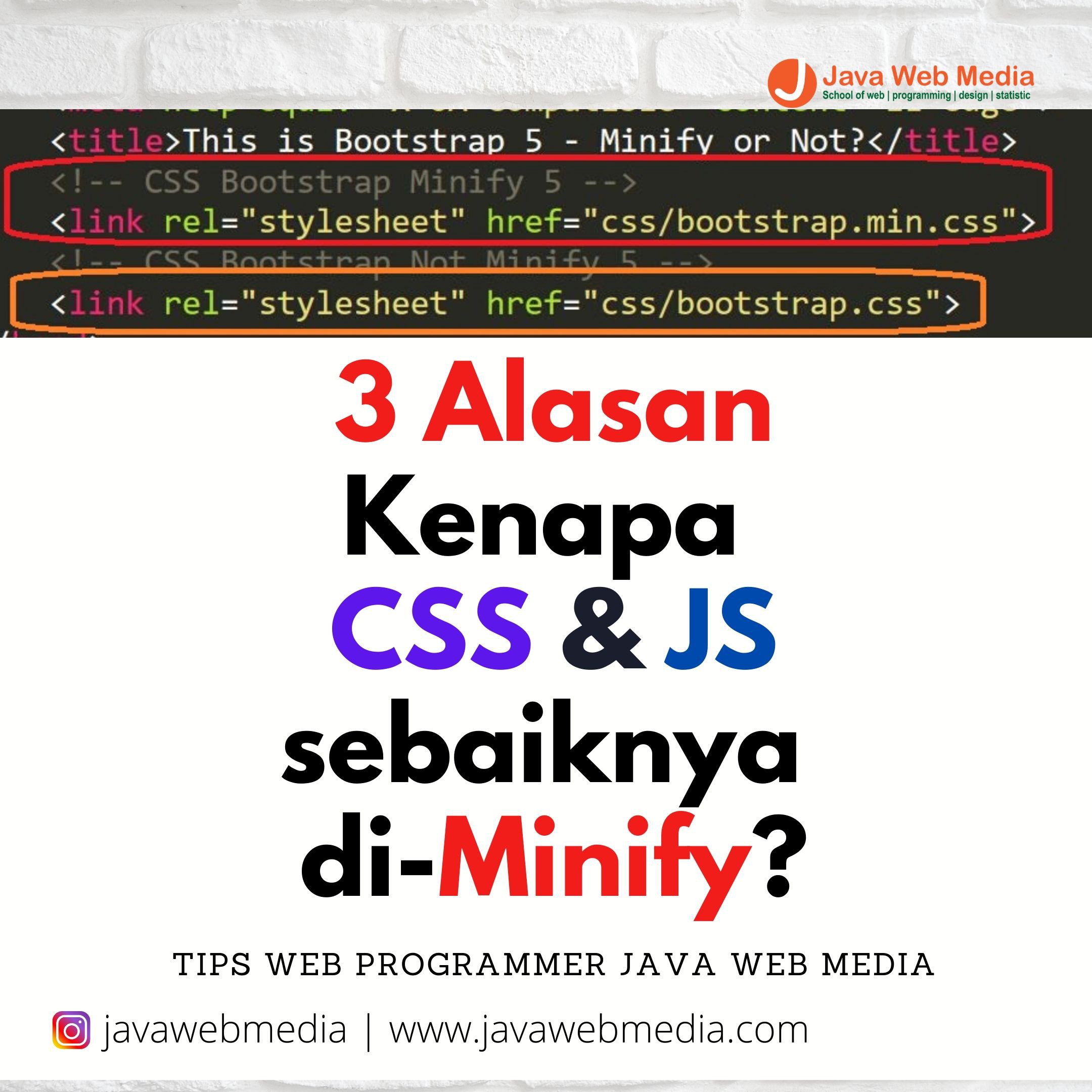 >3 Alasan Kenapa CSS & JS sebaiknya di-Minify?